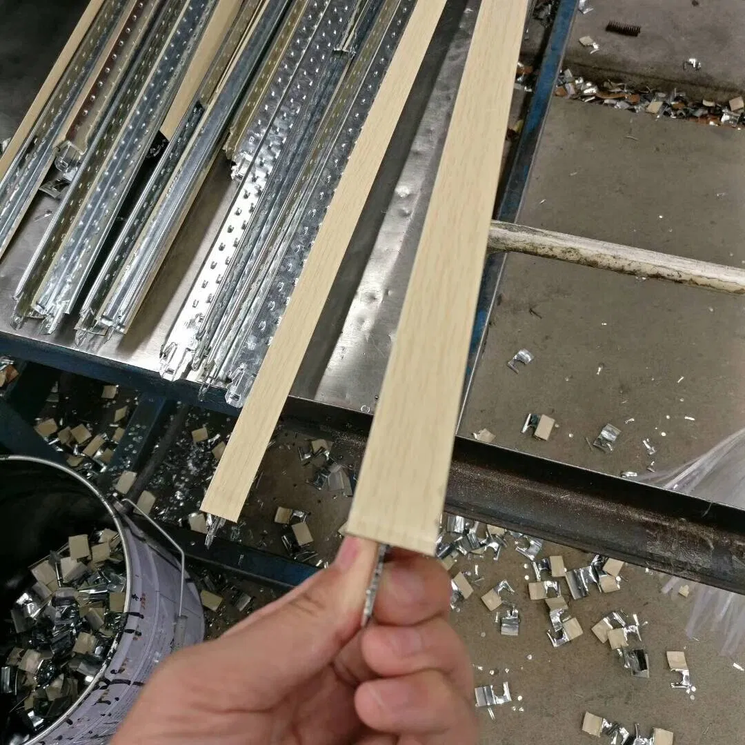 Groove Metal Keel Suspended Tee Bar Slotted Ceiling T Grid
