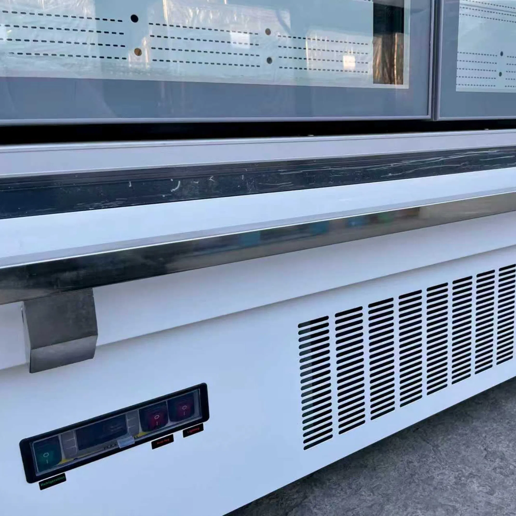 High Quality Factory Direct Sales Commercial Refrigerator Inverter Compressor Energy-Saving Vertical LED Light 1950L Glass Door Display Refrigeration Fridge