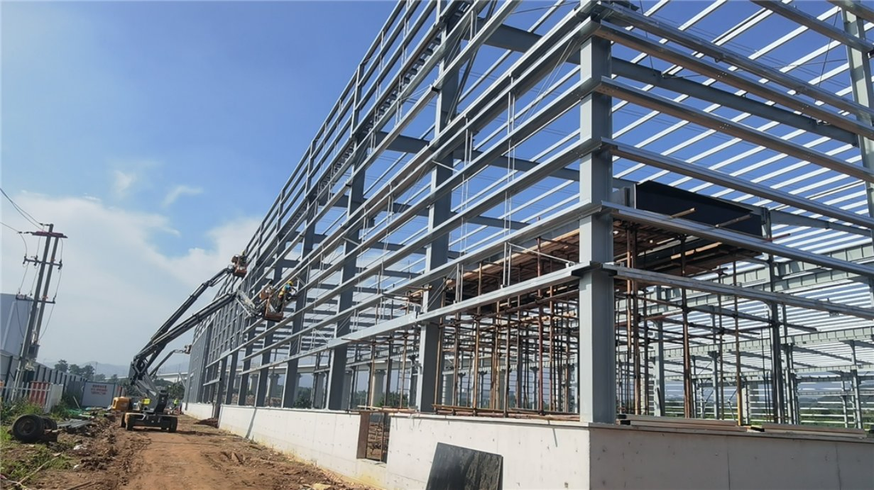 Reliable Lightweight Earthquake Resistance Metal Light Prefab Steel Structure