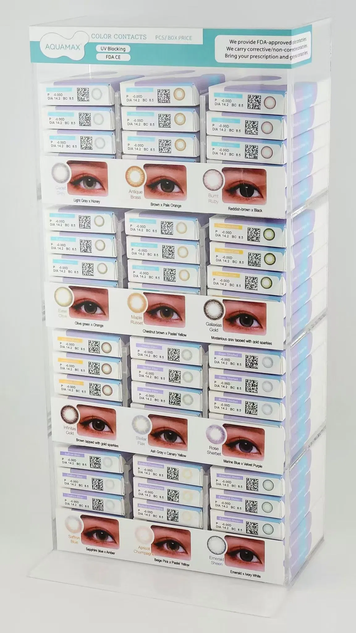 USA Stock Aquamax 1day Disposable Color Contact Lenses