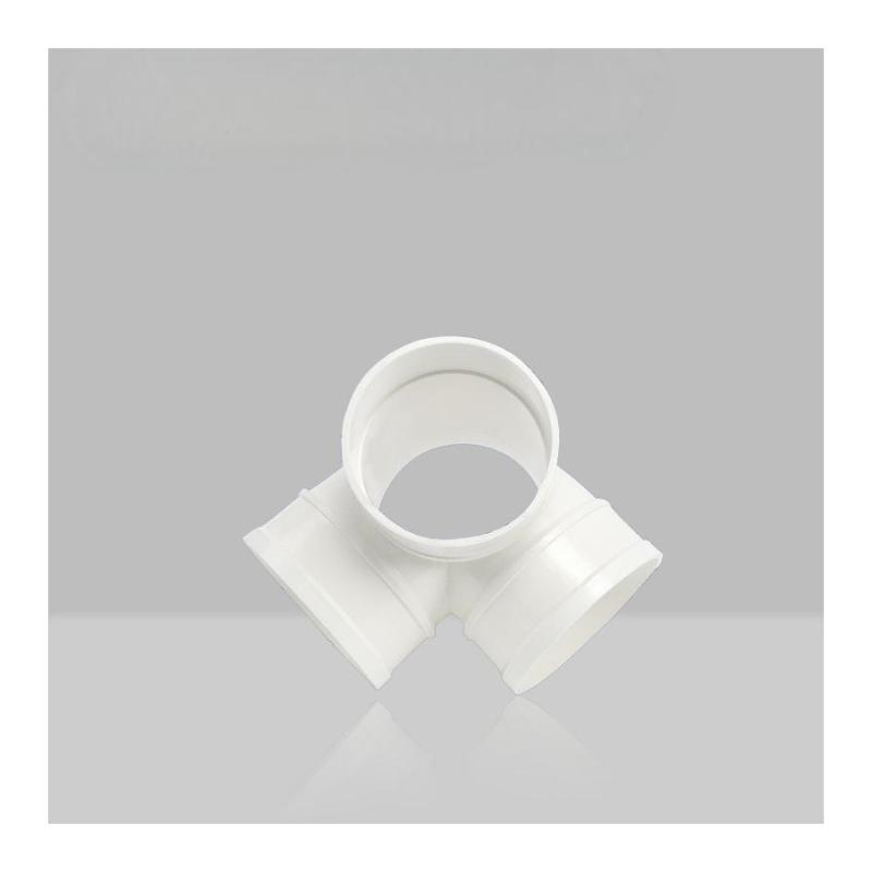 Zhongcai UPVC Drainage Pipe Fittings Cubic Cross 110mm for PVC Plastic Tube