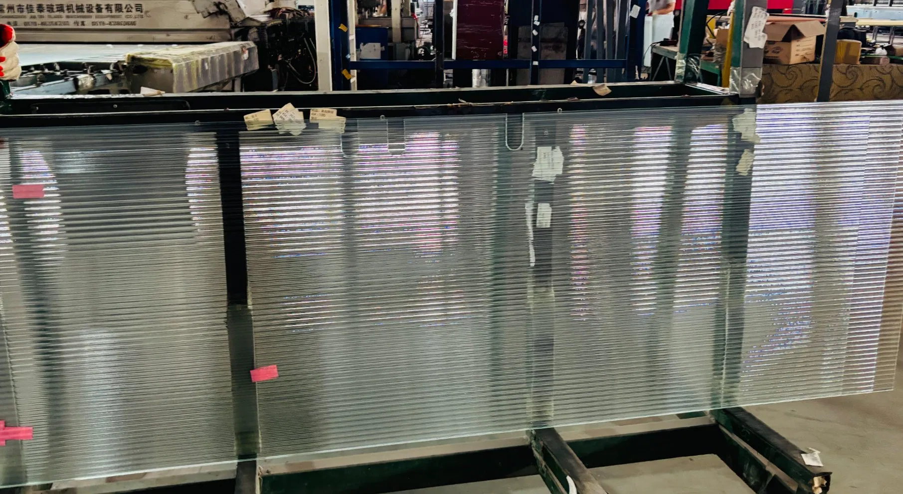 Customized Large-Sized Moru Tempered Patterned Glass for Use in Bathrooms