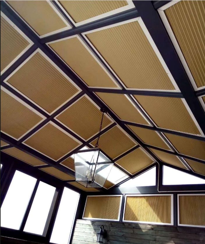 High Quality Blackout Honeycomb Cellar Skylight Shades Blinds Anti-Insect Aluminum/Stainless Steel Screen Netting for Balcony