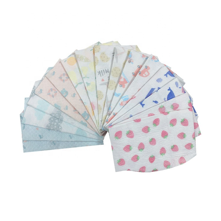 Customizable Cute Baby Bibs - Waterproof Non-Woven Feeding Essentials