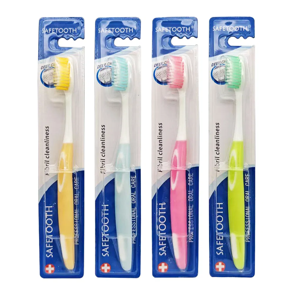 Custom Adult Cheap Soft Bristles Plastic Toothbrush Independently Packaged Toothbrush
