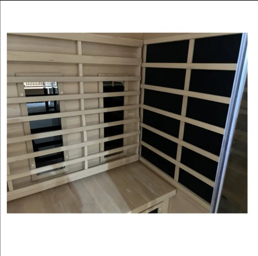 High End Luxury Solid Wood Hemlock Saunas 8s Personal for Indoor Outdoor