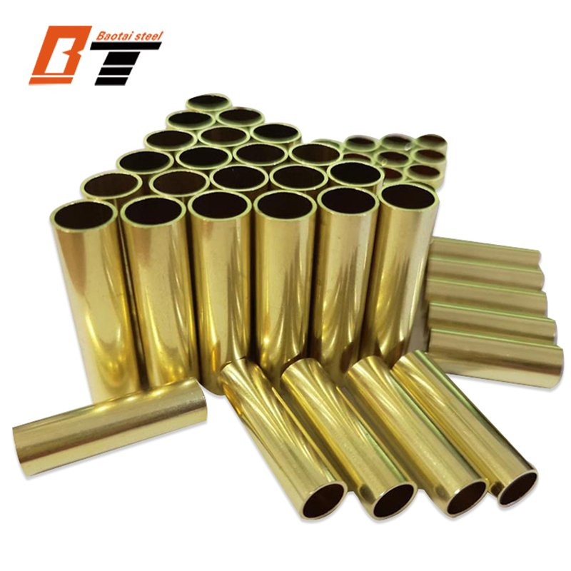 High Purity Round Brass Pipe/Brass Tube Astmb135 C2300 C2600 C2680 C2700 C2620 C2800 Brass Tube for Decoration
