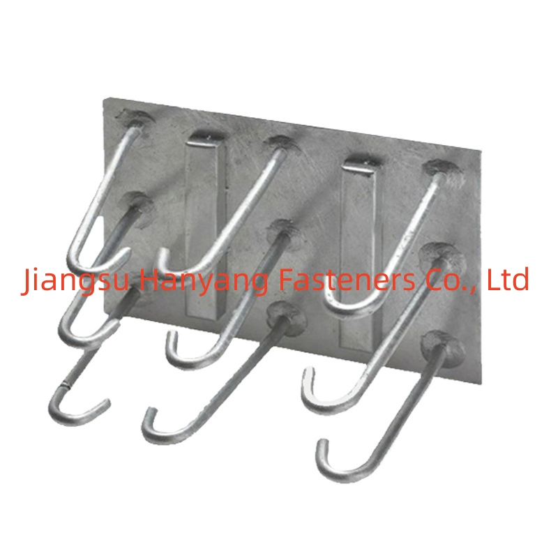 Customized Steel Plate High-Speed Rail Embedded Parts Welding U-Shaped Anchor Boltsfor