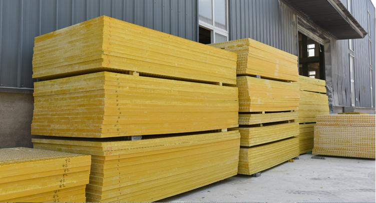 Factory Price Fiberglass FRP Drainge Grating for for Roof Solar Panel Walkways