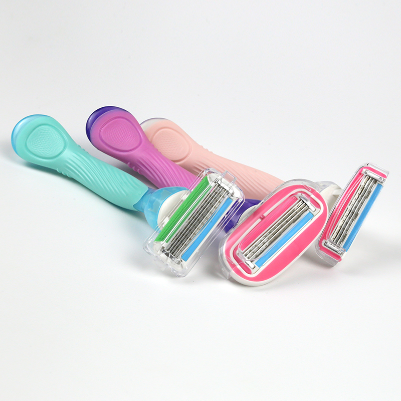 Wholesale Customized Five-Layer Blade Body Hair Razor Portable Women Razor
