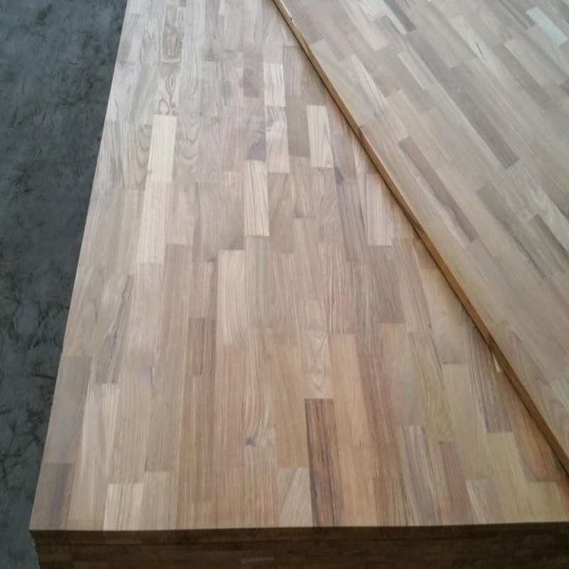 Natural Burma Teak Finger Joint Panel
