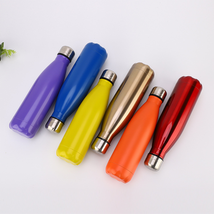 Customized Size Wide Mouth Vacuum Flask Cycling Use 32oz Stainless Steel Water Bottle Black Insulated Water Bottle
