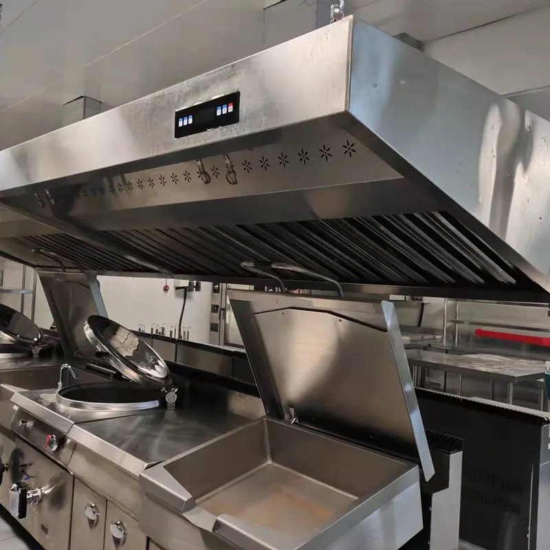 Heavybao Stainless Steel Smoke Commercial Range Hood for Kitchen Restaurant