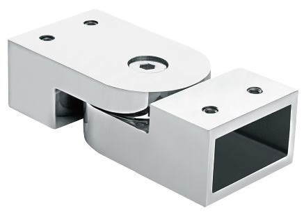 OEM Bathroom Shower-Enclosure Hardware Accessories Patch-Fitting 304-Stainless-Steel Adjustable Swiveling Header Clamp Bracket Pipe-Fitting