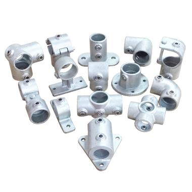 Hot Sales Malleable Iron Key Clamp Fence Pipe Fitting Accessories Single Swivel Combination