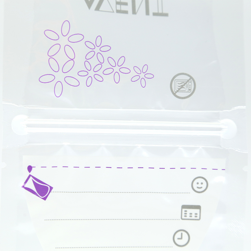 BPA Free Food Grade Stand up Breast Milk Bag Pouch with OEM Design