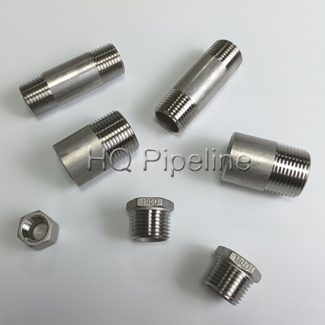 Hot Sales Stainless Steel 304 316 NPT Threaded Pipe Fittings Hex Screw Bushing