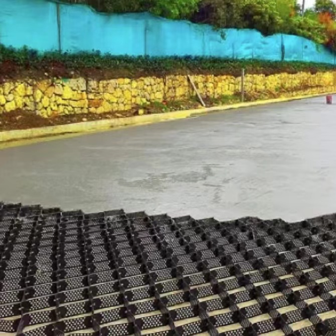 Honeycomb Grid Geoceldas Pavers HDPE Material Geocell Product Slope Protection Geocell
