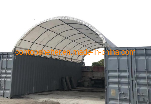 Gold Mountain Shipping Container Canopy Shelter 20'x20'