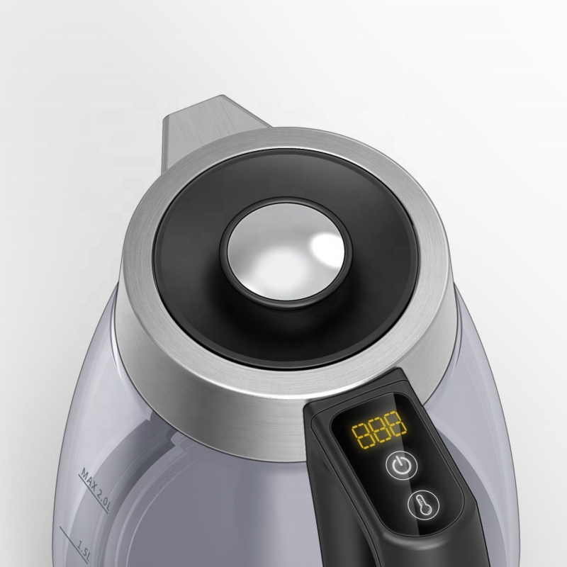 Stylish Glass Electric Kettle with Temperature Control Features