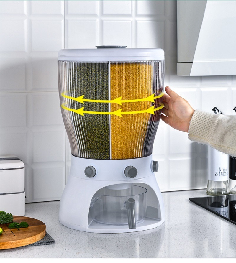 Storage Box with Lid Moisture Insect Proof Grain Organizer Bl17212