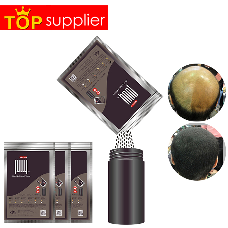 Original Factory Fully OEM Private Label Dark Brown Keratin Hair Fibers