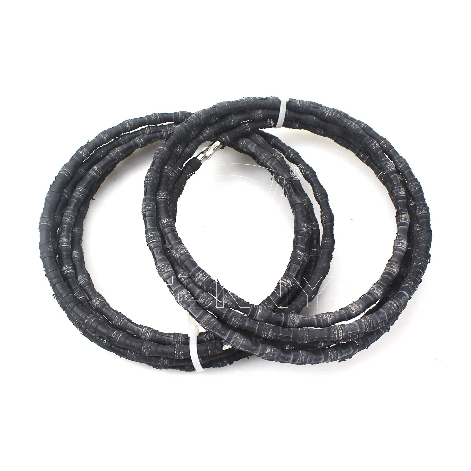 Factory Wholesale 10.5mm Robber Coated Diamond Wire Saw Rope for Cutting Reinforced Concrete