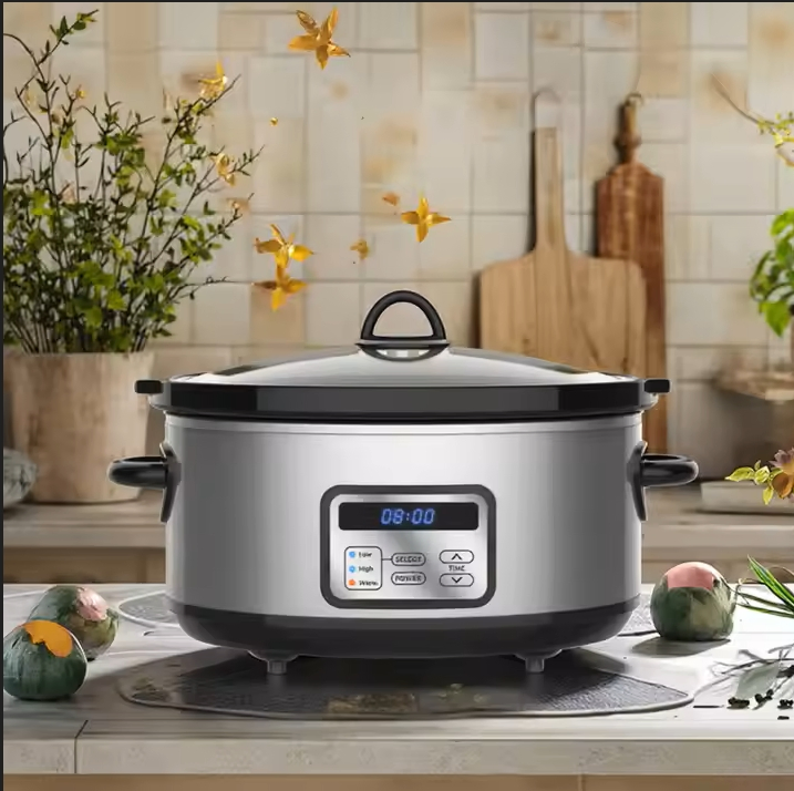 Versatile 6qt Slow Cooker for Effortless Meal Preparation