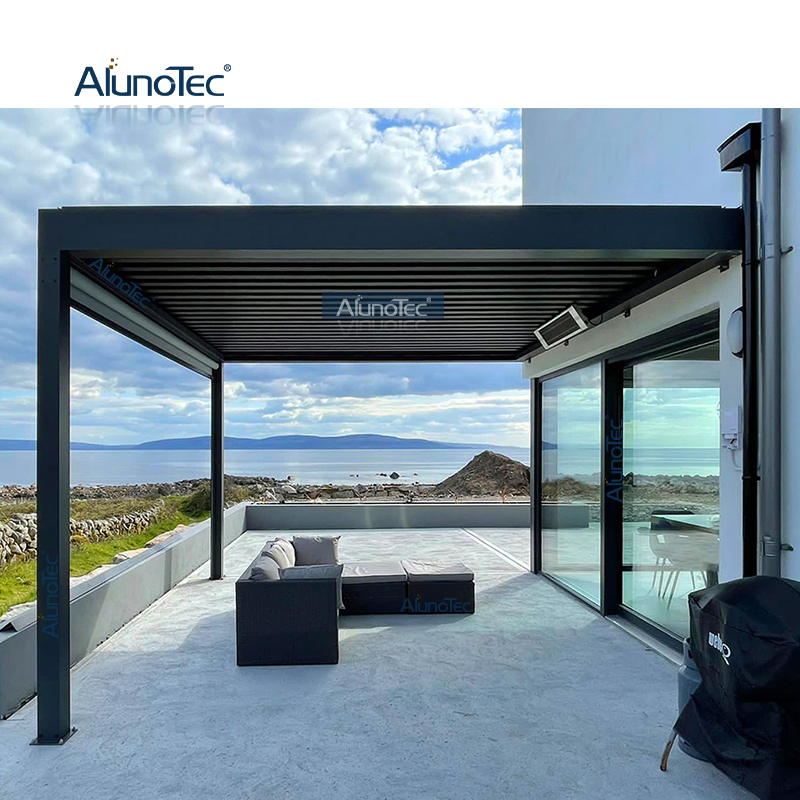 Bioclimatic Sunshade Louvers Pergolas Patio Cover Gazebo Louvred Roof Canopy Garden Carport Gazebos Aluminium Pergola