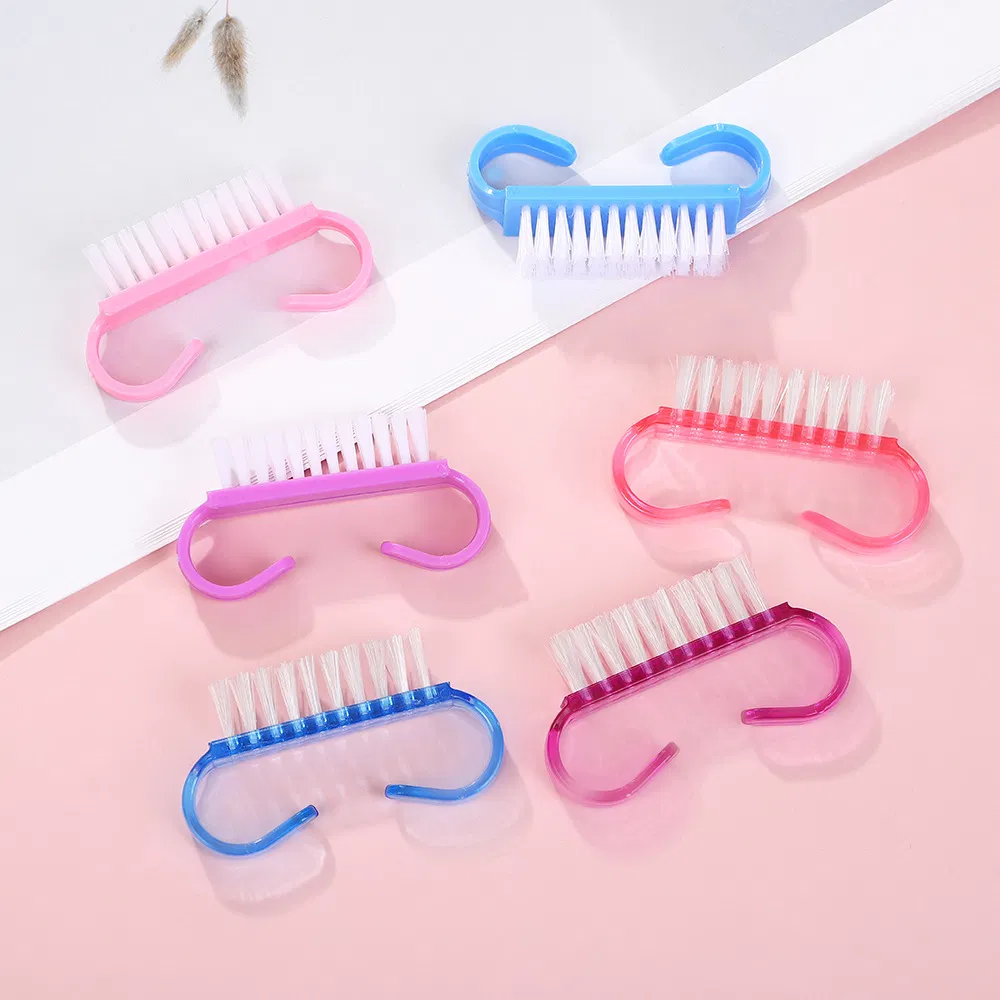 Cleaning Manicure and Pedicure Beauty Tool Wholesale Plastic Shoe Pet Nail Art Finger Dust Brush