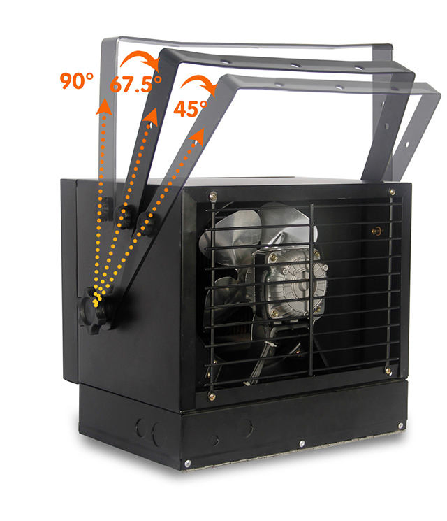 5000W Electric Merchanical Garage Ceiling Mount Industrial Heater