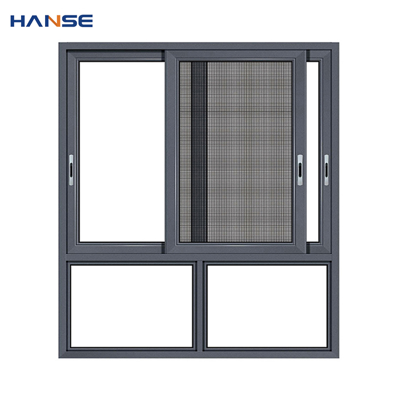 Latest Design Sound and Waterproof Glass Windows Home Aluminum Sliding Window with Mosquito Net