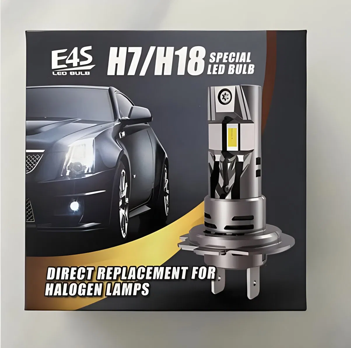 Светодиодная лампа H8 E4s для фар, 6000K