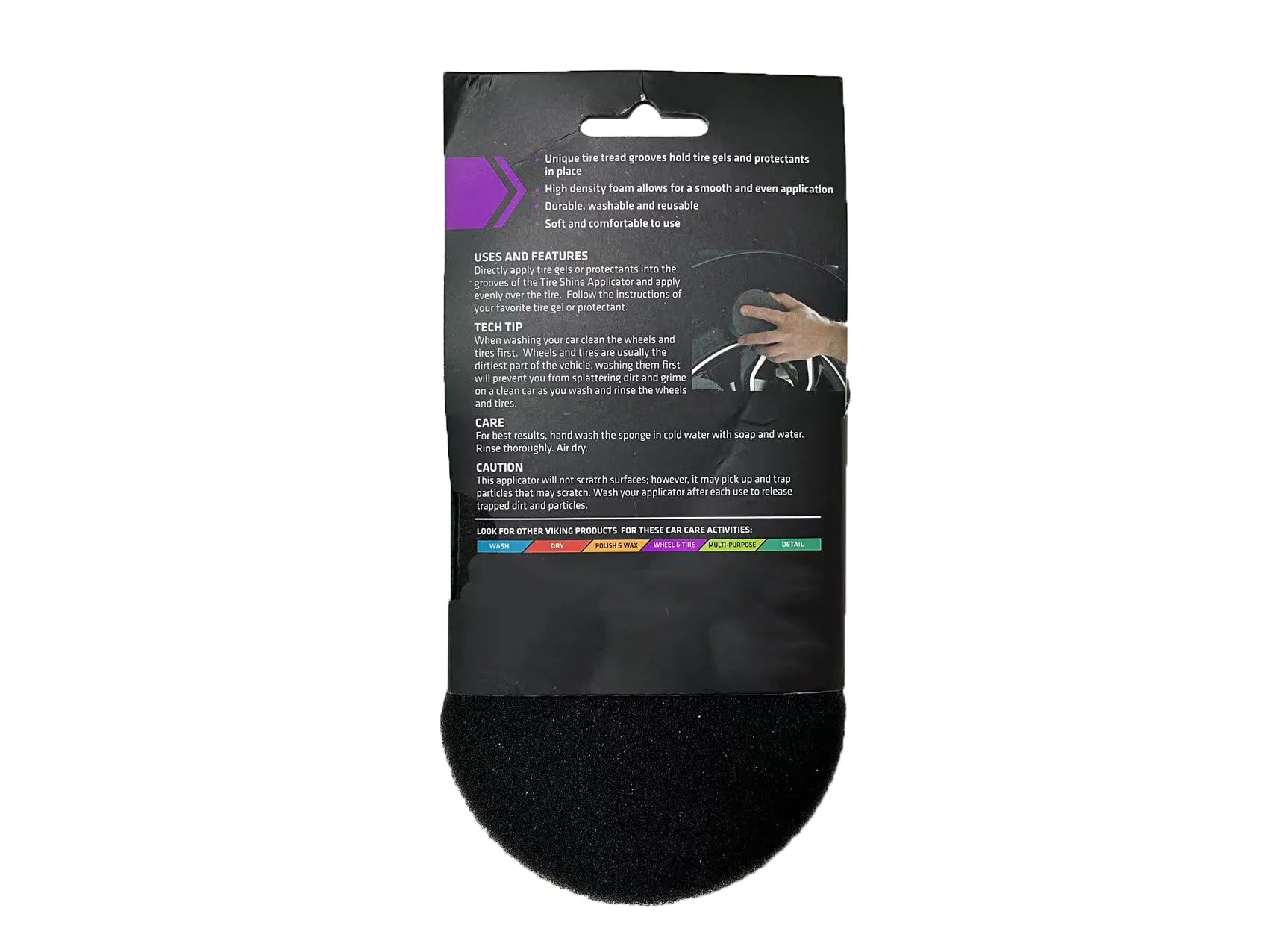 Tire Wash Sponge Wheel&Tire Both Use