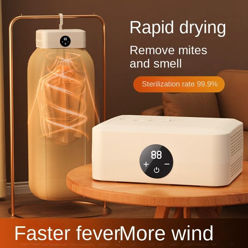 Premium Mini Dryer Machine Quick and Easy Use Automatic Foldable for Small Spaces-for Light Clothes