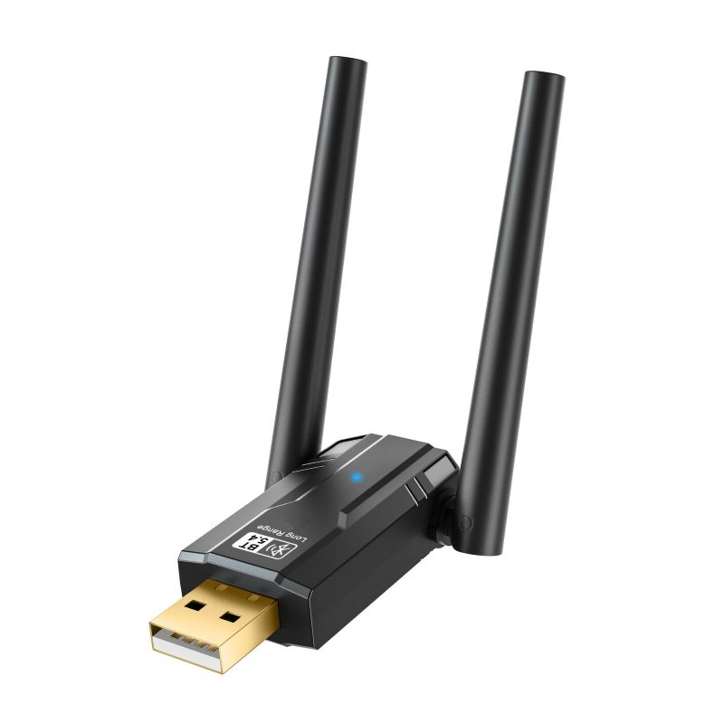 150m Dual Antenna 5.4 Bluetooth Adapter Audio Headset Receiver Transmitter