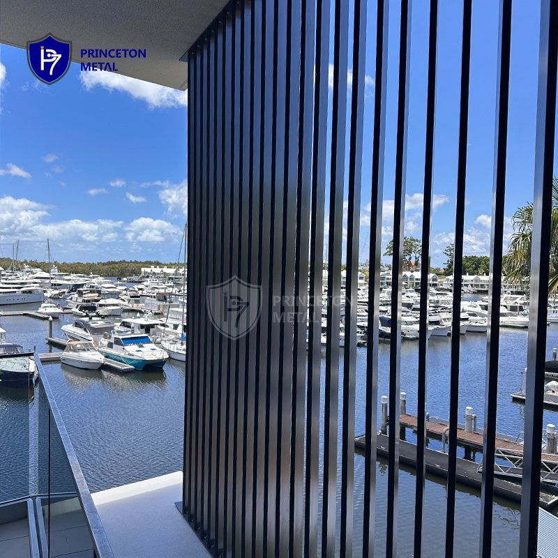 Modern Outdoor Aluminum Privacy Screen Window Privacy Building Facade for Australia