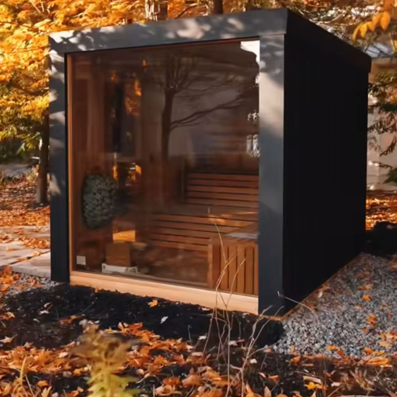 Boda Custom Sauna - Imported Canadian Wood, Outdoor Sauna Dry Sauna