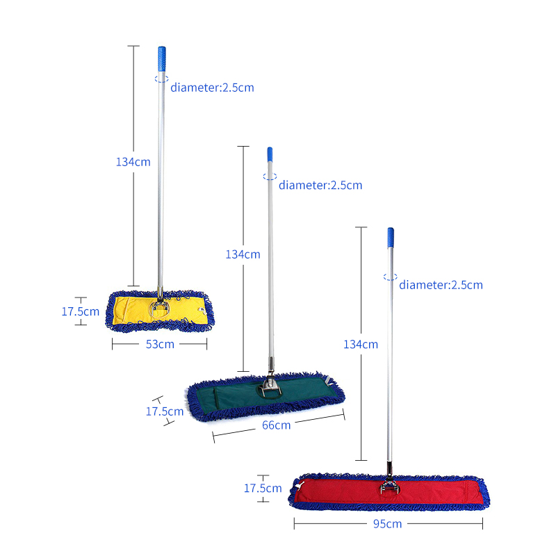 Commercial Household Large Size Cleaning Mop Cotton Microfiber Flat Mop for Hotel