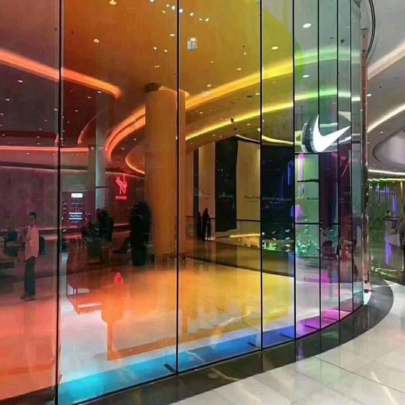 Stained/Art/Silk Print/Color/Design/Decorative Glass for Wall Decoration
