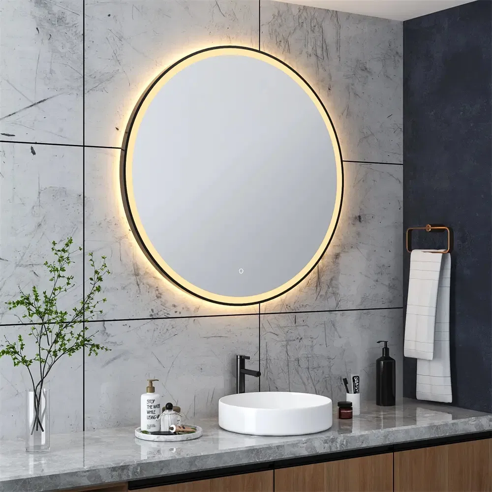 Hotel Bath LED Illuminated Smart Wall Anti-Fog Mirror with Light