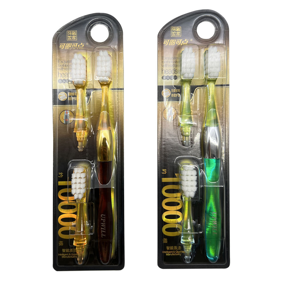 2023 New Plastic Toothbrush with Replaceable Brush Head PP Handle Toothbrush