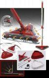 Cordless Electric Swivel Twister Sweeper G2 360° Rotating Quad Brush Lightweight Floor Sweeper with Extendable Handle & Removable Dust Tray