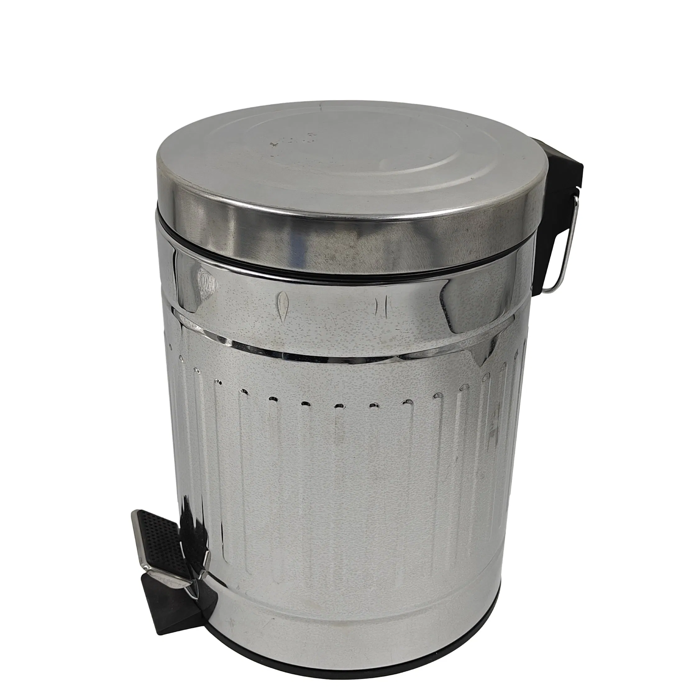 Металлическая урна с педалью и съёмным ведром, 5 л
