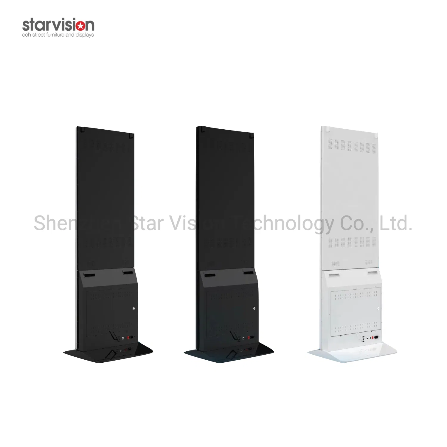 55 65 Inch Digital Kiosk Signage Touch Screen Floor Standing Android LCD Totem