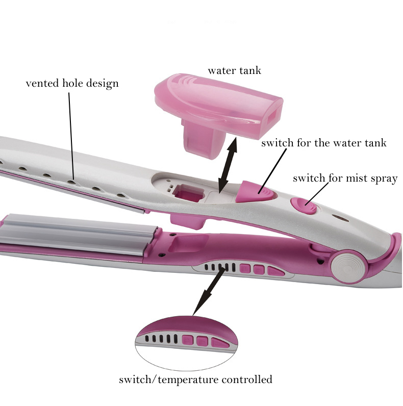 Multi-Functional Steam Hair Straightener Ceramic