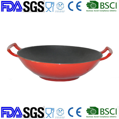 Чугунный вок Cookwin, 30 см, без крышки