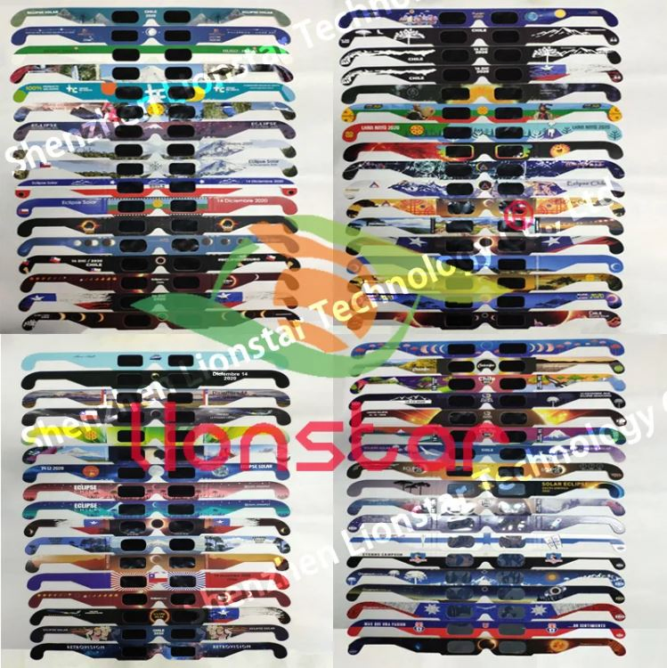 Eclipses Glasses Customized Design Solar Goggles Paper