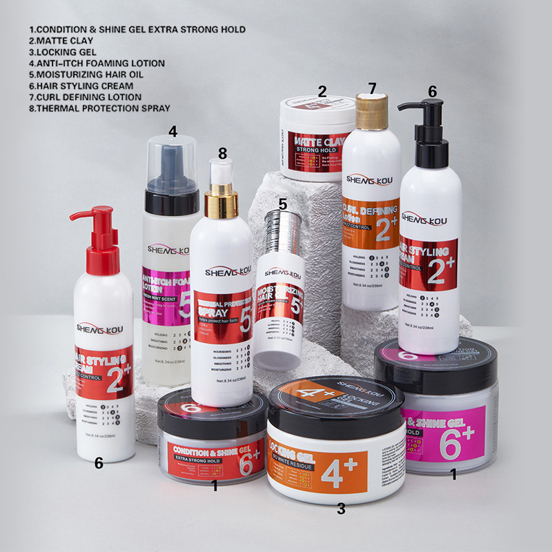 Factory Price Custom Private Label Hair Style Pomade Products Shine and Jam Cream Cosmetic Styling Pomad Wax Edge Control Strong Hold Hair Braid Gel