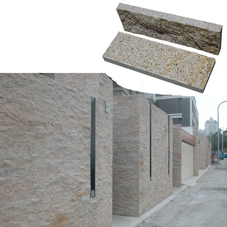 Natural Split Granite and Basalt Tiles for Wall Cladding